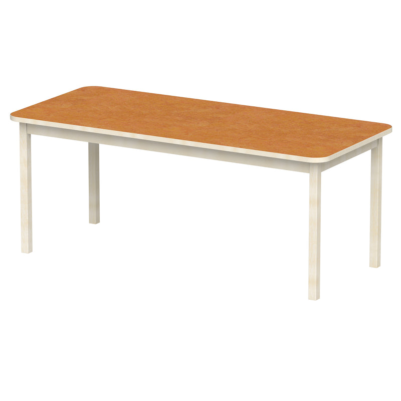 Bord Anna RH 180x80 cm, beige Marmoleum