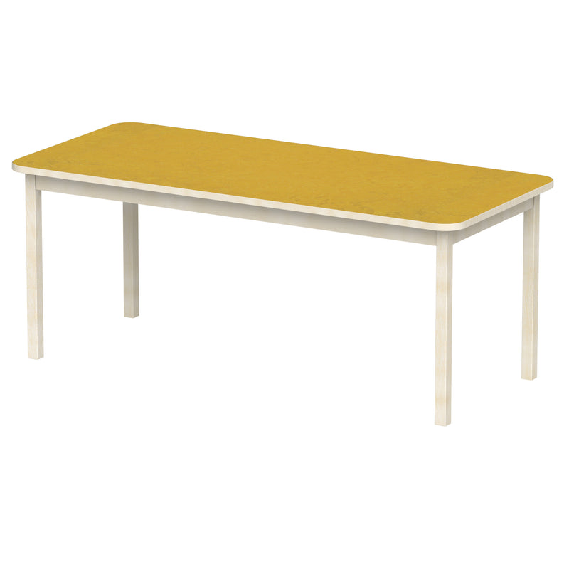 Bord Anna RH 180x80 cm, beige Marmoleum