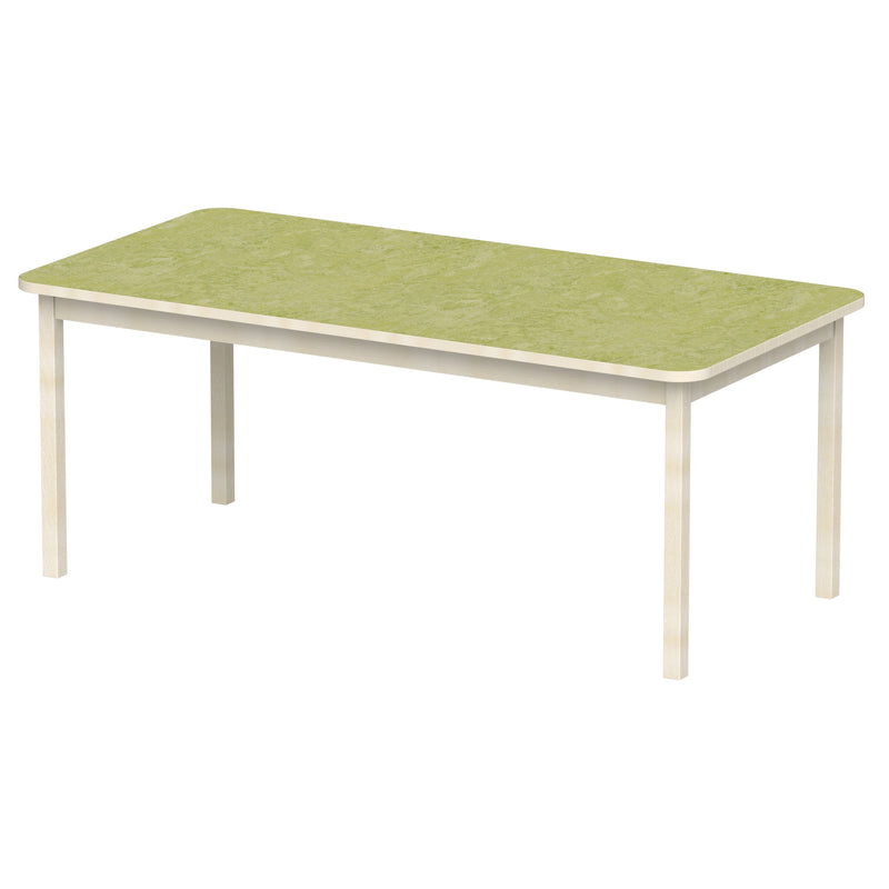 Bord Anna RH 180x90 cm, beige Marmoleum