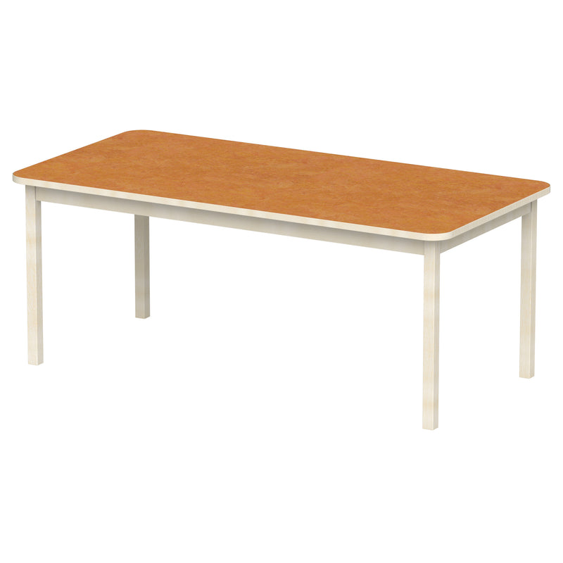 Bord Anna RH 180x90 cm, beige Marmoleum