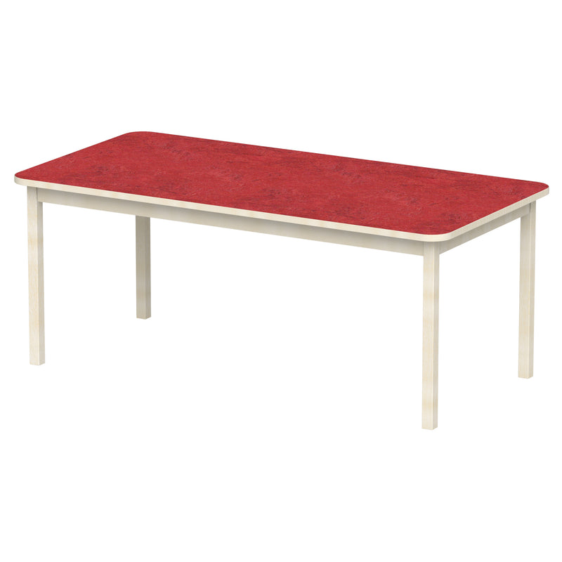 Bord Anna RH 180x90 cm, beige Marmoleum