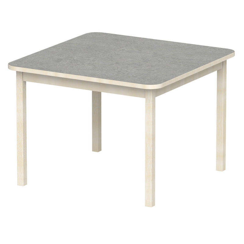 Bord Anna RH 100x100 cm, beige Marmoleum