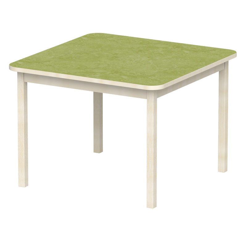 Bord Anna RH 100x100 cm, beige Marmoleum