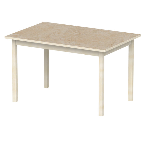 Bord Anna 120x80 cm, beige Marmoleum