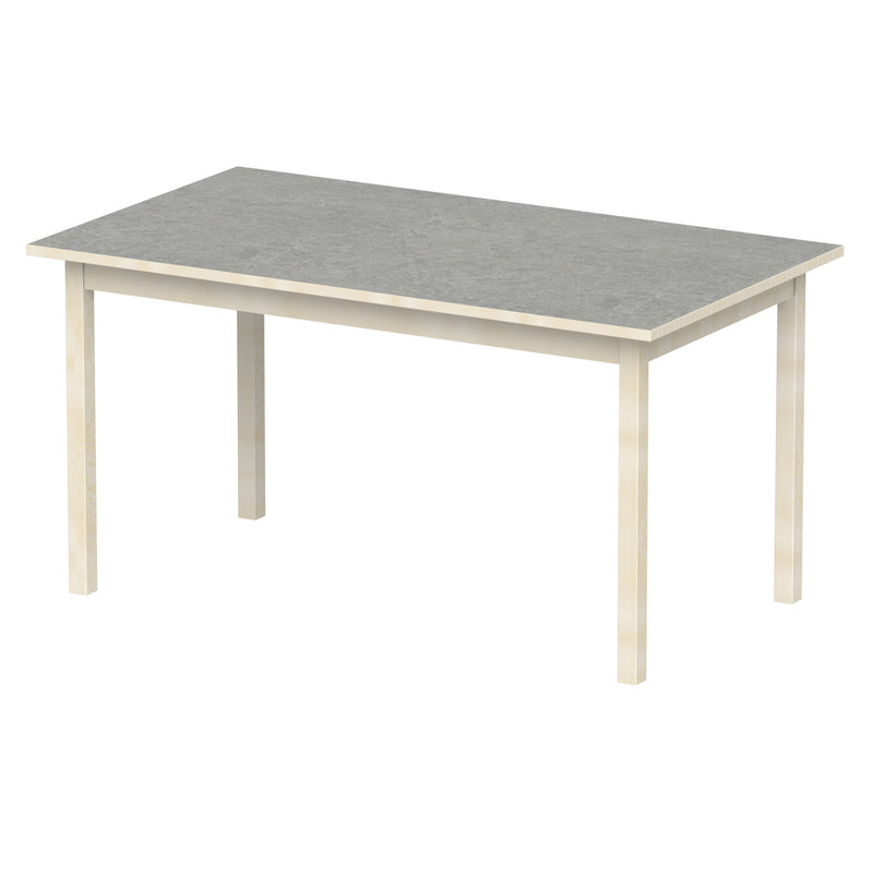 Bord Anna 140x80 cm, beige Marmoleum