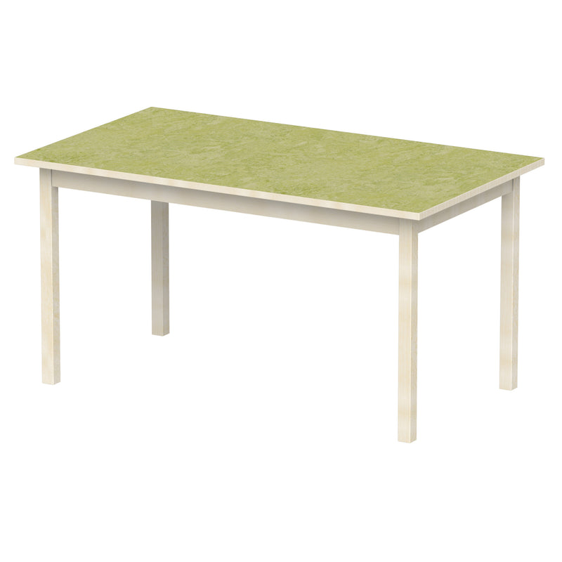 Bord Anna 140x80 cm, beige Marmoleum