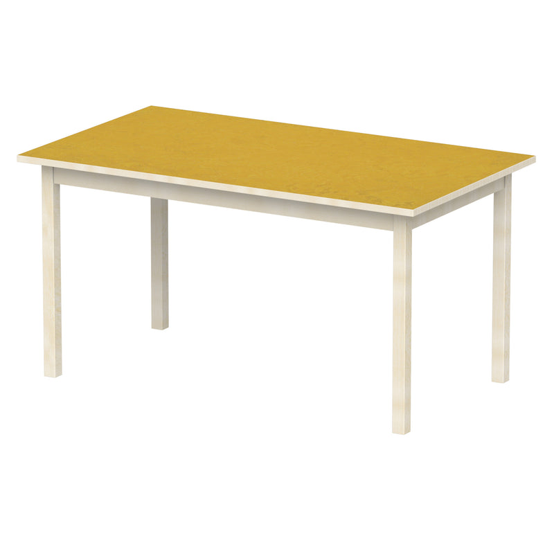 Bord Anna 140x80 cm, beige Marmoleum