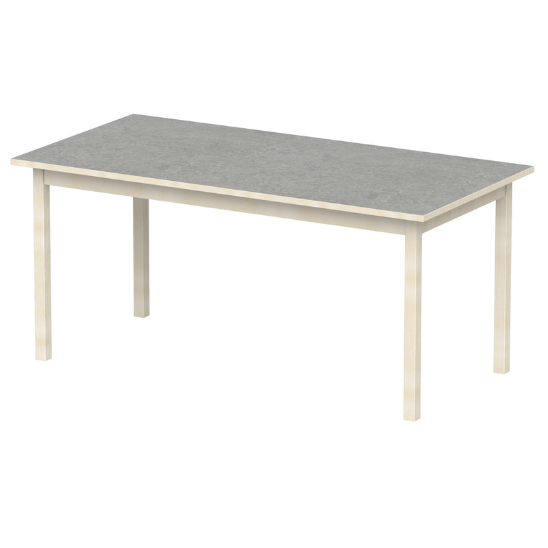 Bord Anna 160x80 cm, beige Marmoleum