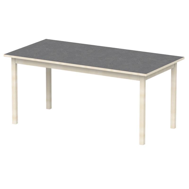 Bord Anna 160x80 cm, beige Marmoleum