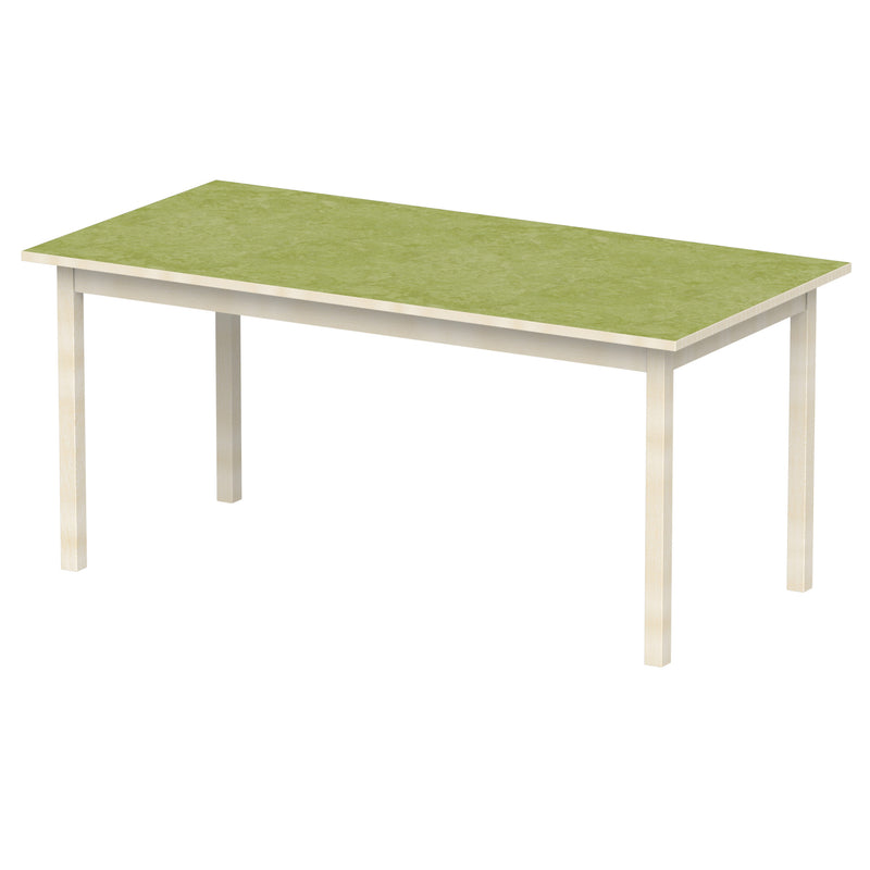 Bord Anna 160x80 cm, beige Marmoleum