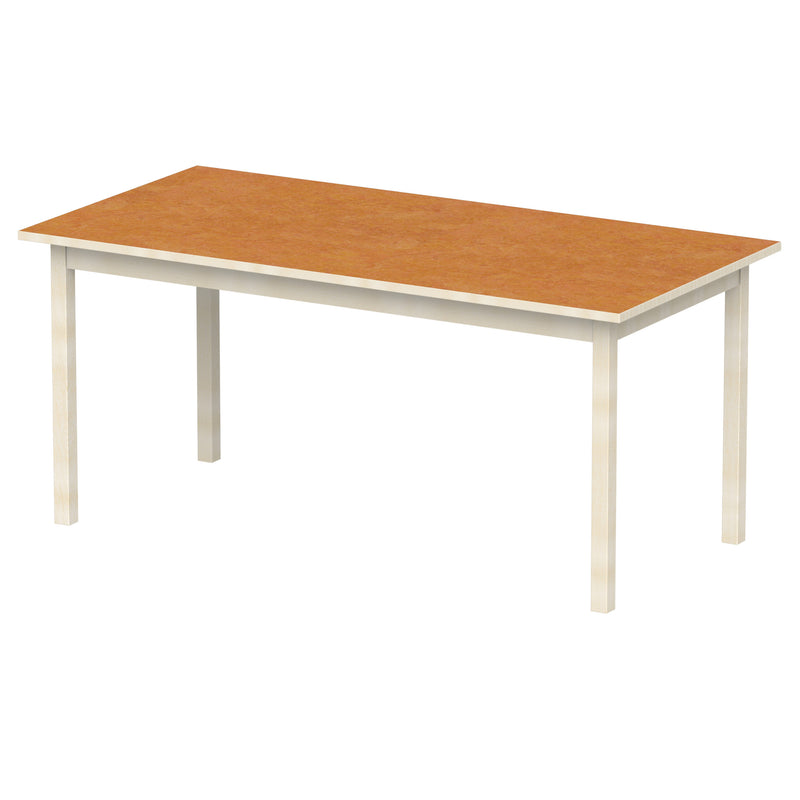 Bord Anna 160x80 cm, beige Marmoleum