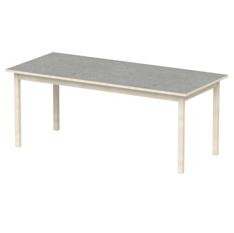 Bord Anna 180x80 cm, beige Marmoleum