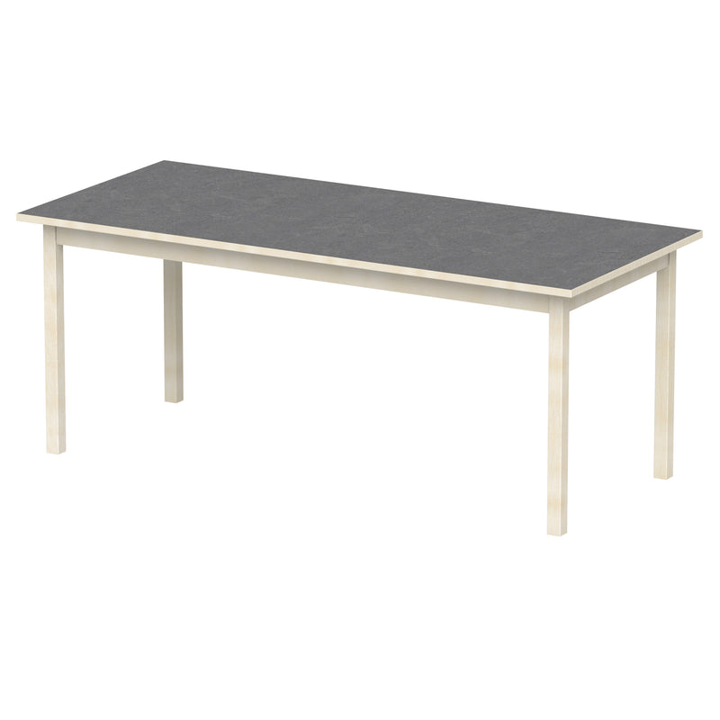 Bord Anna 180x80 cm, beige Marmoleum