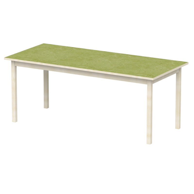 Bord Anna 180x80 cm, beige Marmoleum