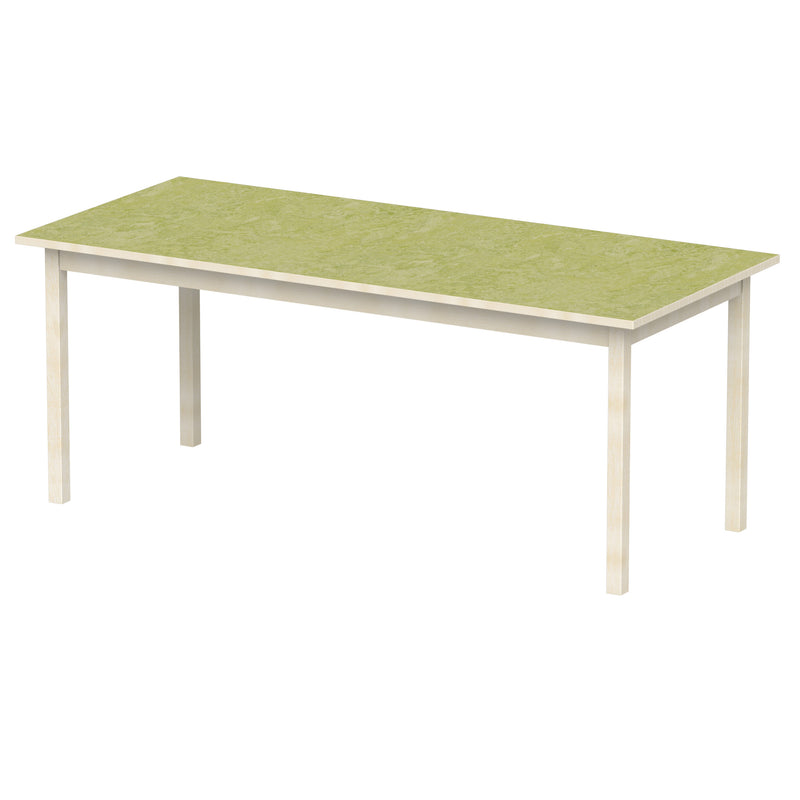 Bord Anna 180x80 cm, beige Marmoleum