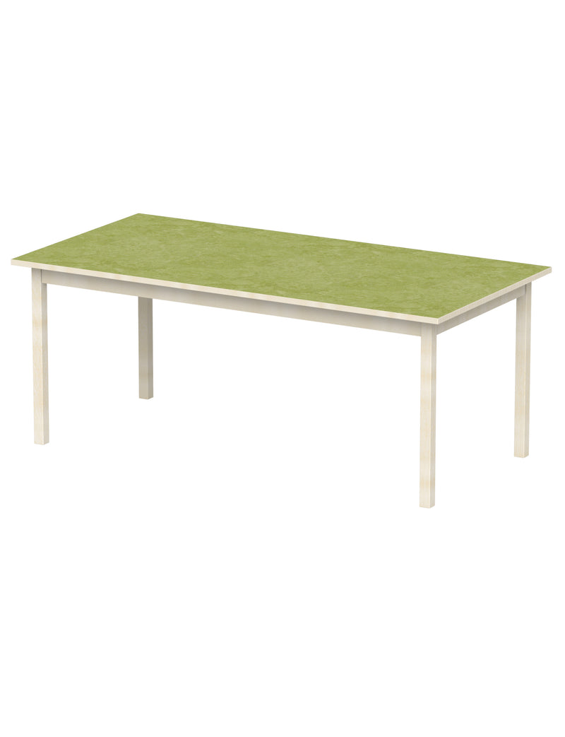 Bord Anna 180x90 cm, beige Marmoleum