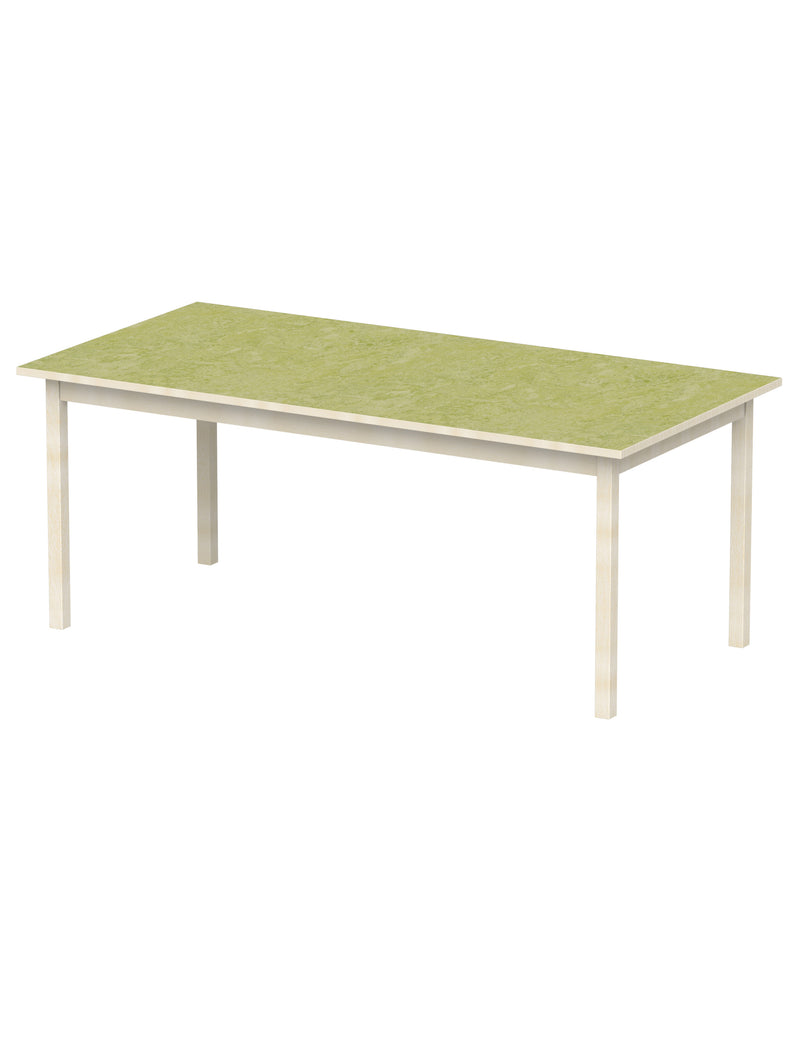 Bord Anna 180x90 cm, beige Marmoleum