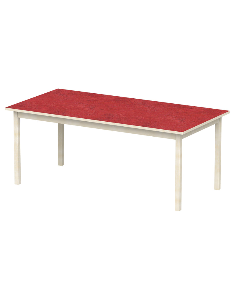 Bord Anna 180x90 cm, beige Marmoleum