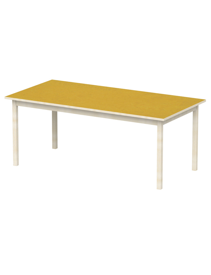 Bord Anna 180x90 cm, beige Marmoleum