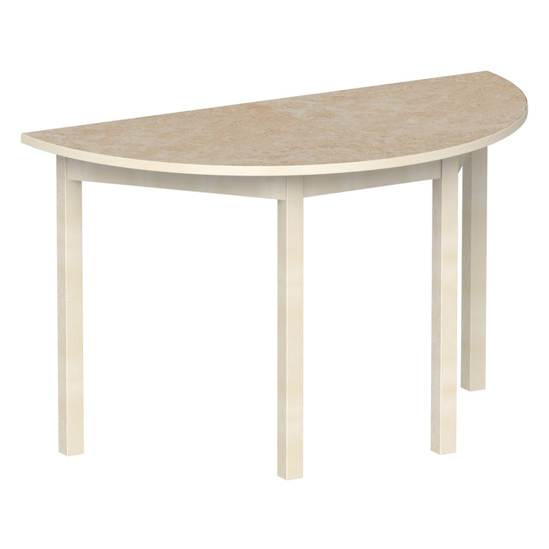 Bord Anna HR 120x60 cm, beige Marmoleum