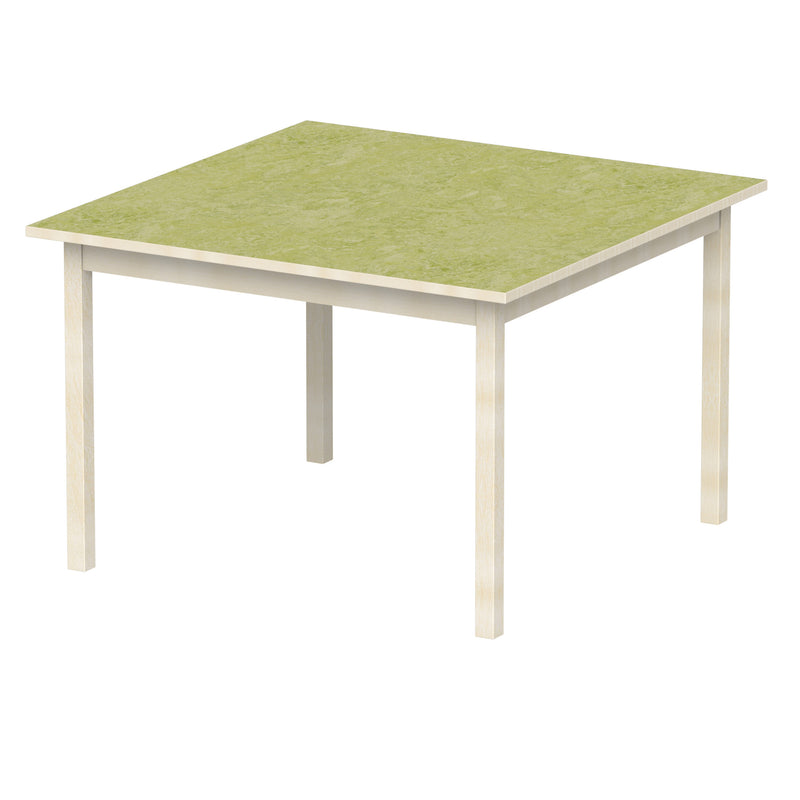 Bord Anna 110x110cm, beige Marmoleum