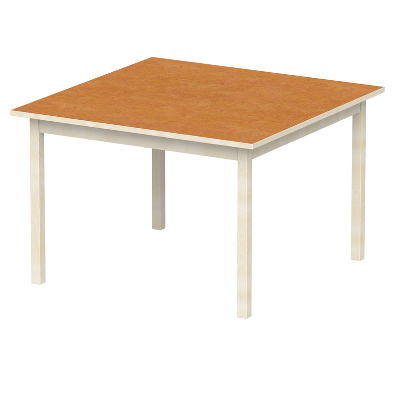 Bord Anna 110x110cm, beige Marmoleum