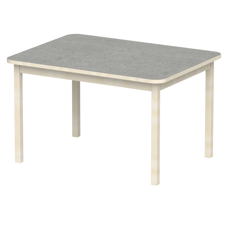 Bord Anna RH 120x90 cm, beige Marmoleum