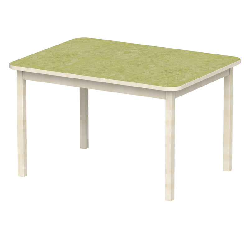 Bord Anna RH 120x90 cm, beige Marmoleum