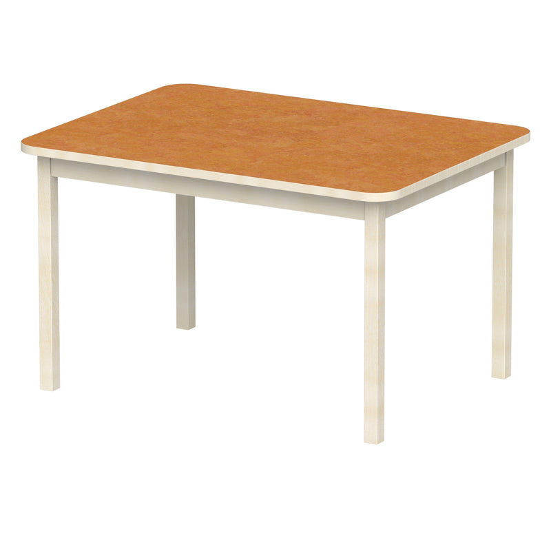 Bord Anna RH 120x90 cm, beige Marmoleum