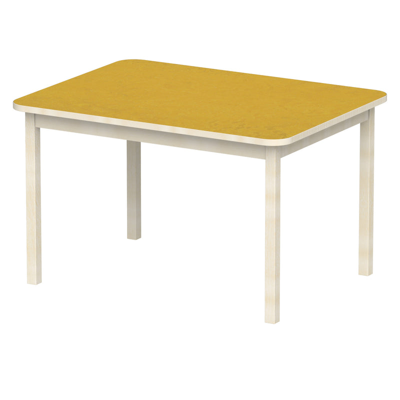 Bord Anna RH 120x90 cm, beige Marmoleum