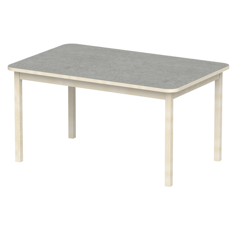 Bord Anna RH 140x90 cm, beige Marmoleum