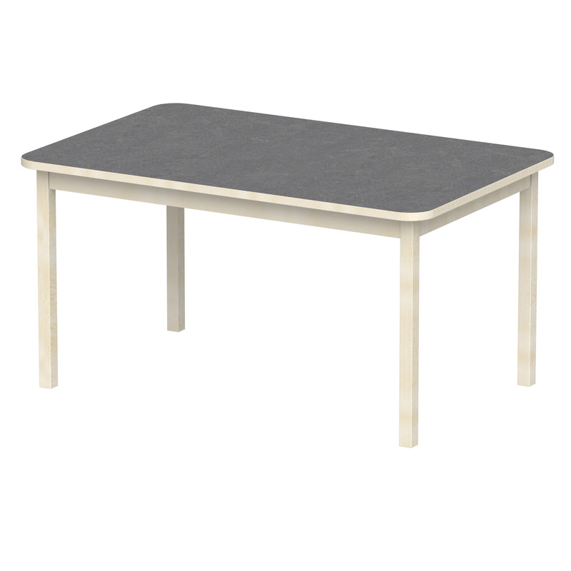 Bord Anna RH 140x90 cm, beige Marmoleum