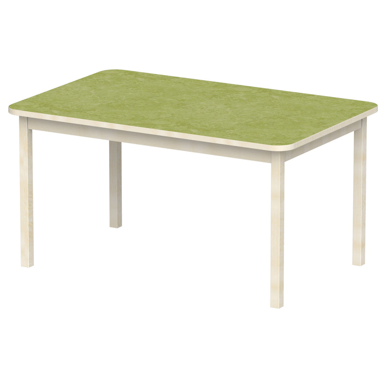 Bord Anna RH 140x90 cm, beige Marmoleum