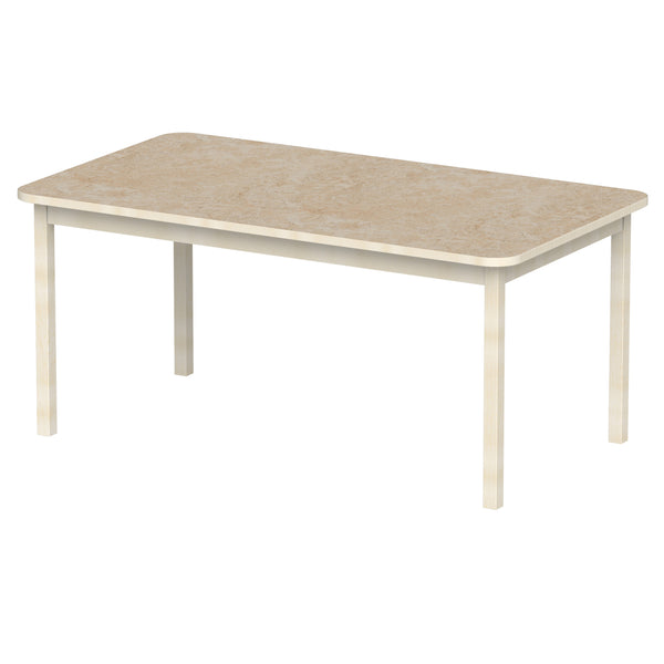 Bord Anna RH 160x90 cm,beige Marmoleum