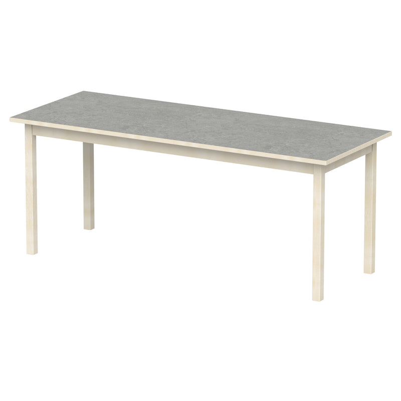 Bord Anna 180x70 cm, beige Marmoleum