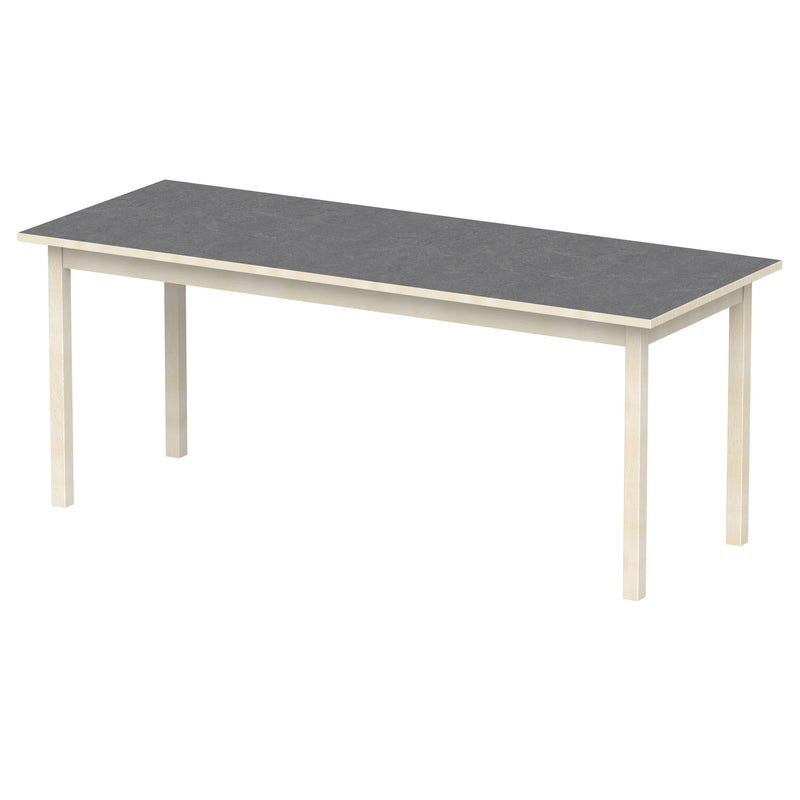 Bord Anna 180x70 cm, beige Marmoleum