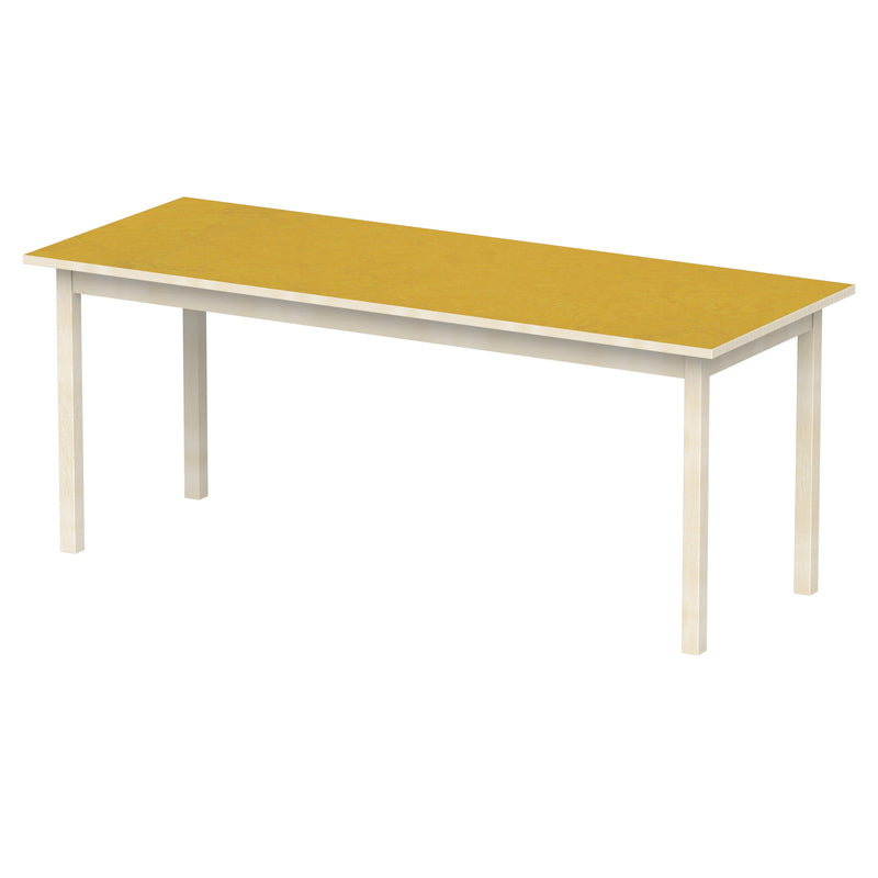 Bord Anna 180x70 cm, beige Marmoleum