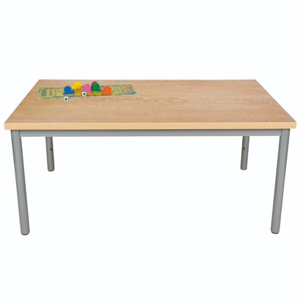 Bord Britta 120x80 cm, beige Marmoleum