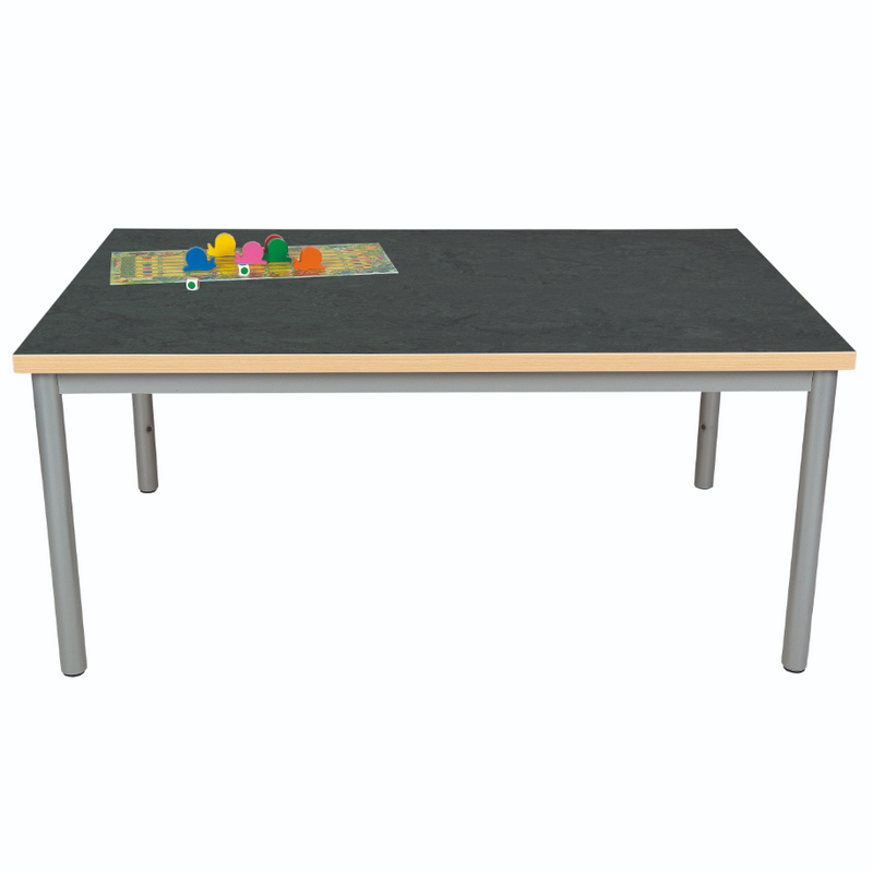 Bord Britta 140x80 cm, beige Marmoleum