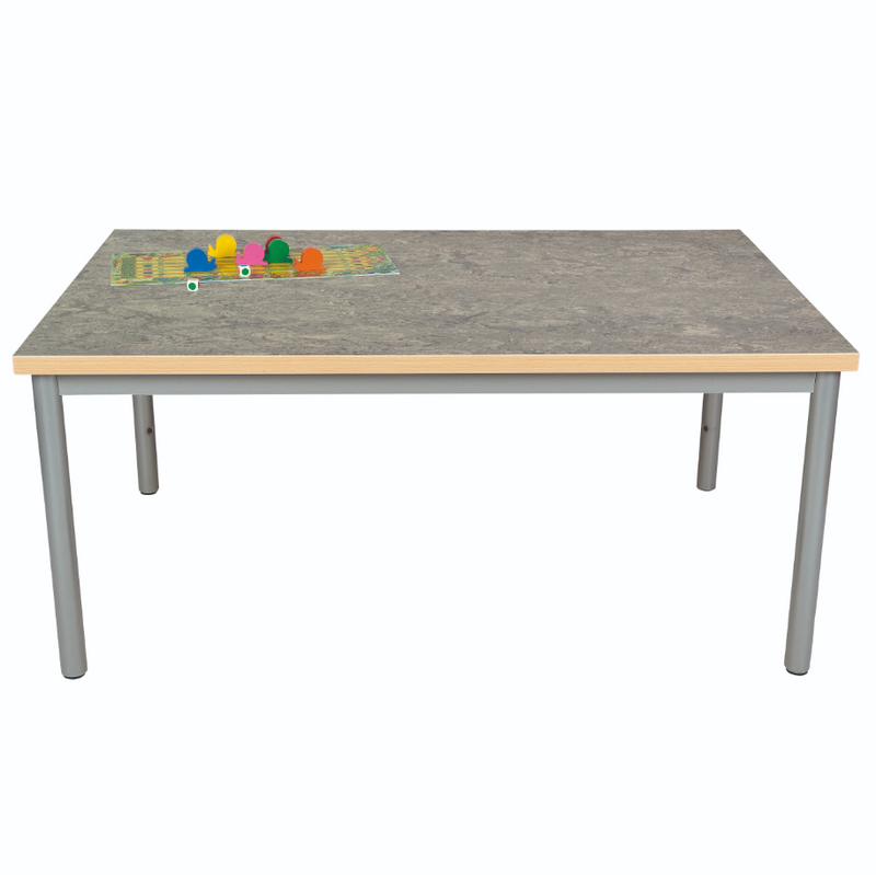 Bord Britta 120x80 cm, beige Marmoleum