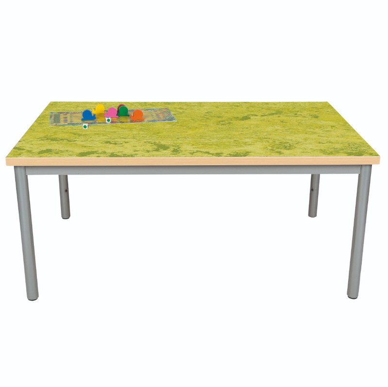 Bord Britta 140x80 cm, beige Marmoleum