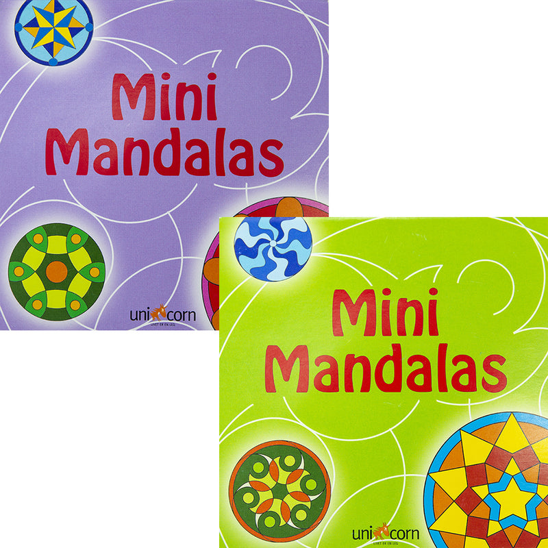 Mandalas maalauskirja Mini 2 erilaista