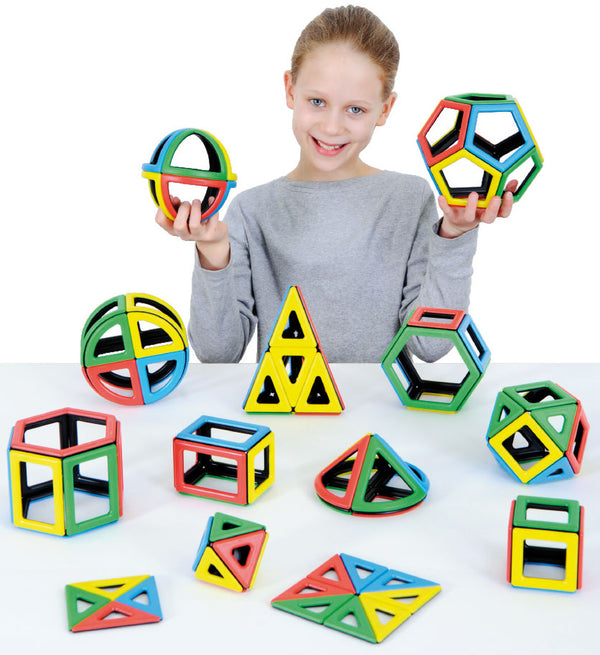 Polydron magneettinen matematiikkasarja 118 palaa