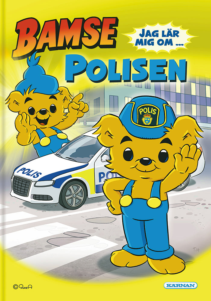 Bok Bamse Jag lär mig om Polisen