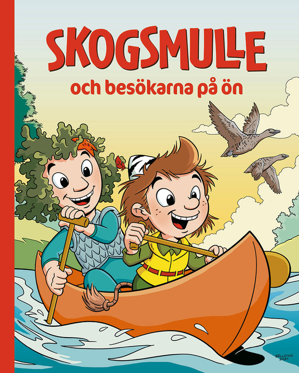 Bok Skogsmulle och besökarna på ön