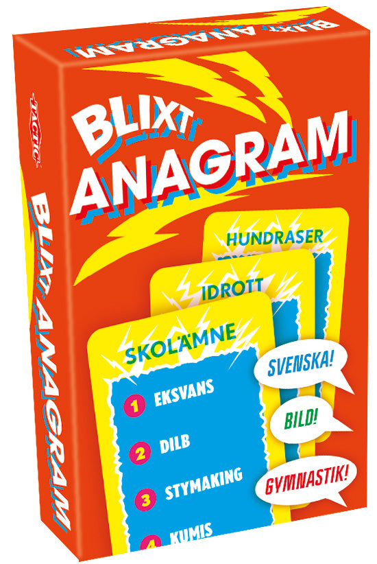 Blixt korttipeli - Anagrammi