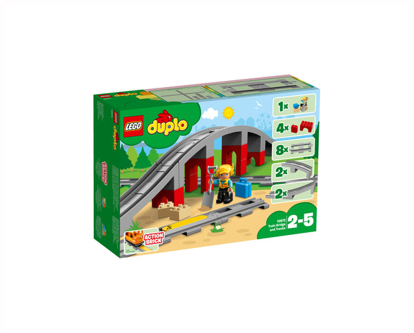 LEGO DUPLO Town Train Bridge ja raiteet 10872