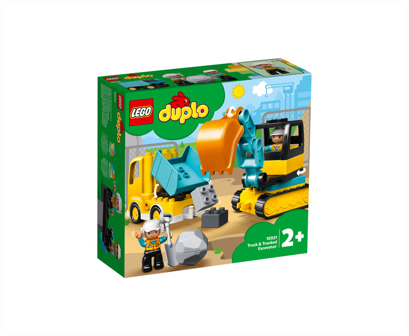 LEGO DUPLO kaupunkiauto ja kaivinkone 10931