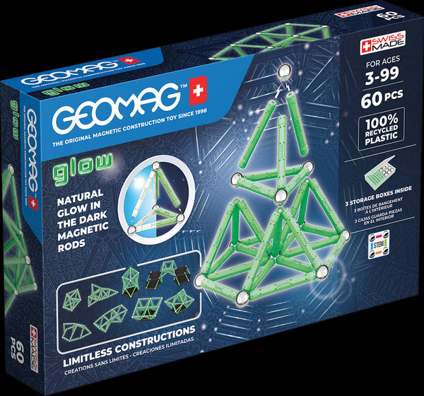 Geomag Glow Kierrätetty 60 osaa