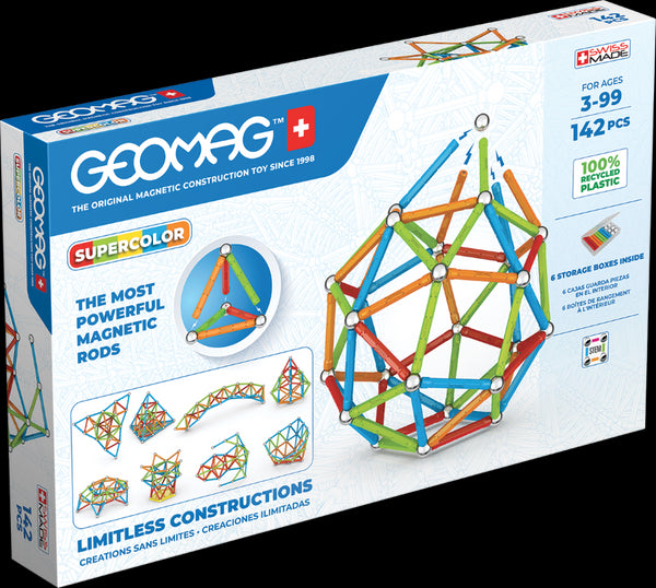 Geomag Supercolor Kierrätetty 142 osaa